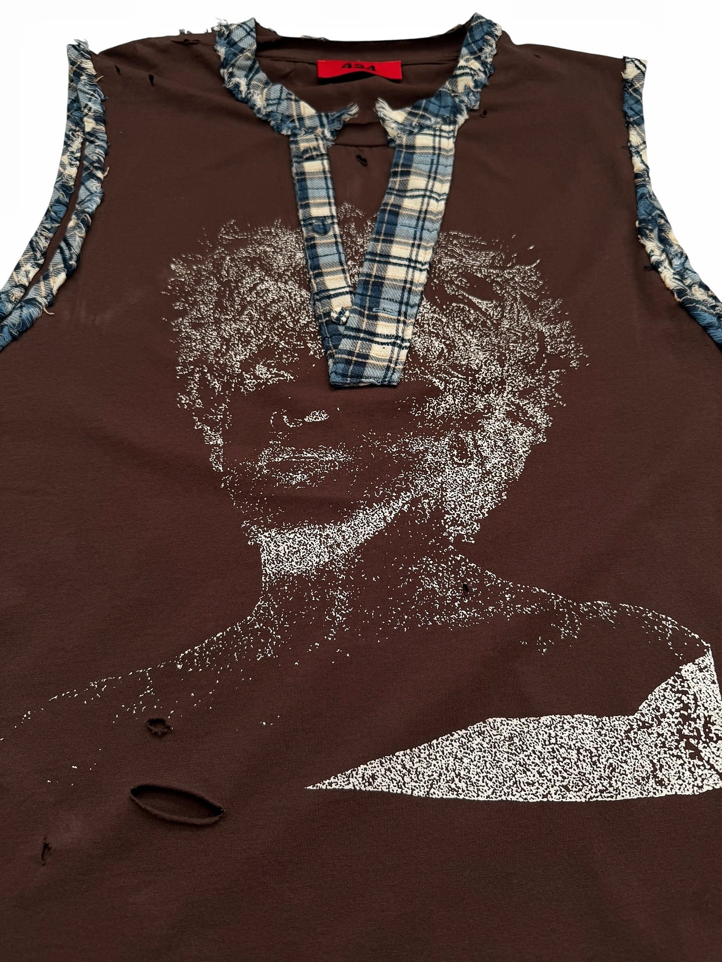 2025 Whitney Houston Distressed Vintage Layered Tank Tee