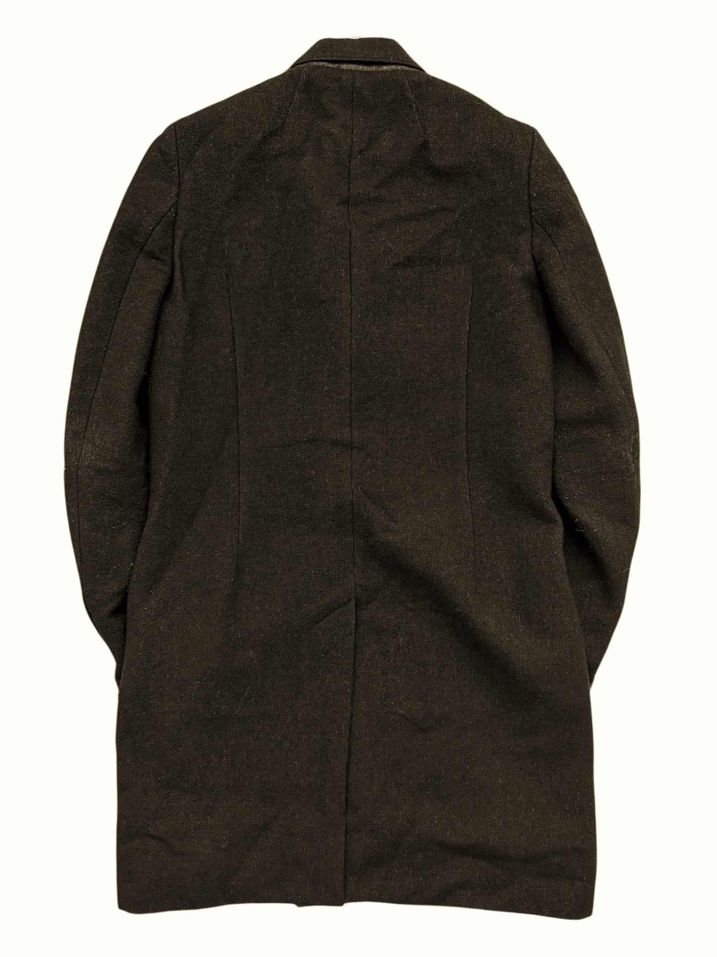 2018 Sisyphus Brown/Black Weave Double Breasted Coat