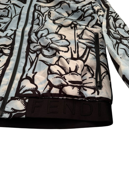 x Joshua Vides Flower Sketch Windbreakee