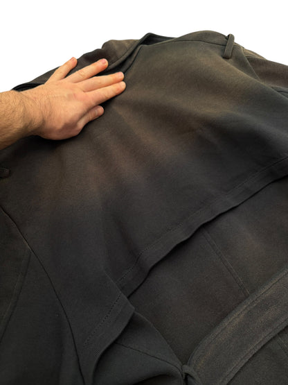 Reconstructed Sun Faded Jerseys Heavy Overcoat