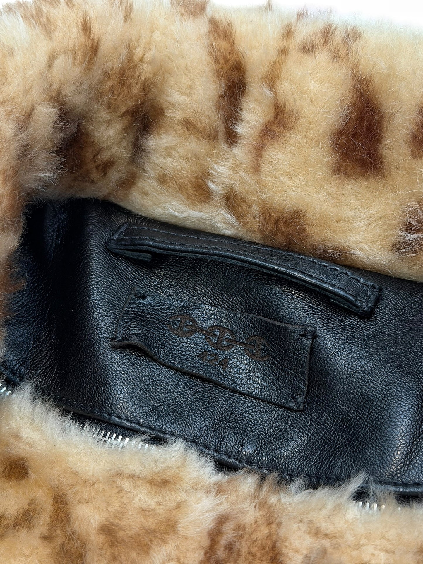 x Hoorsenbuhs M65 Leather Shearling Sterling Silver Hardware Coat
