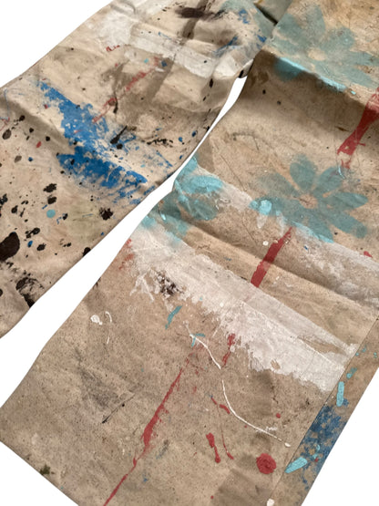 One of One Dropcloth Paint Stained Trouser