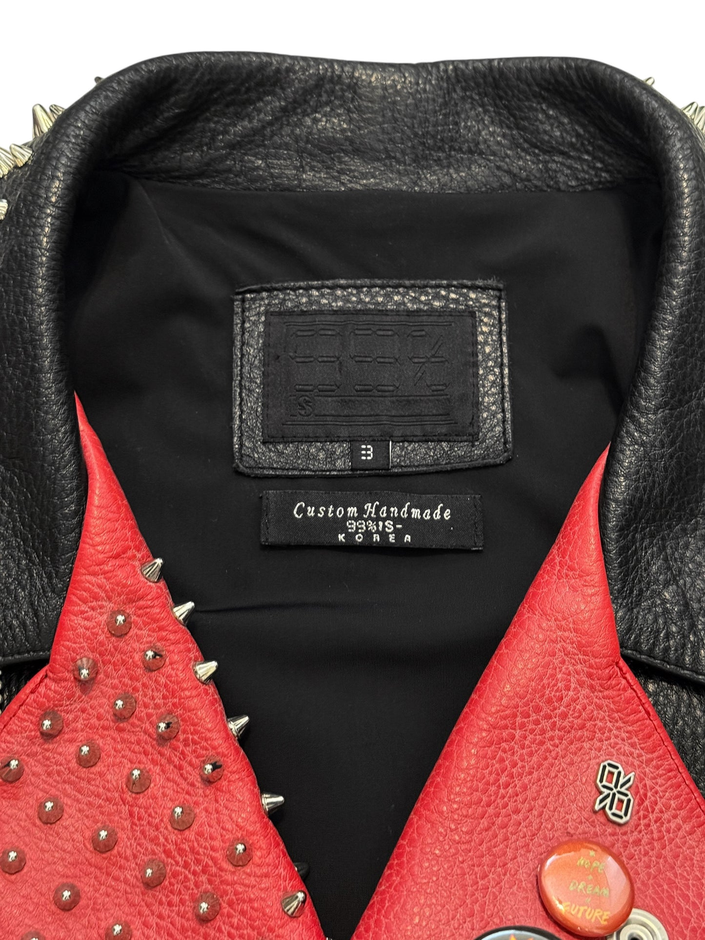 1/1 2018 Hand Customized Leather Punk Hope x Dream Future Jacket