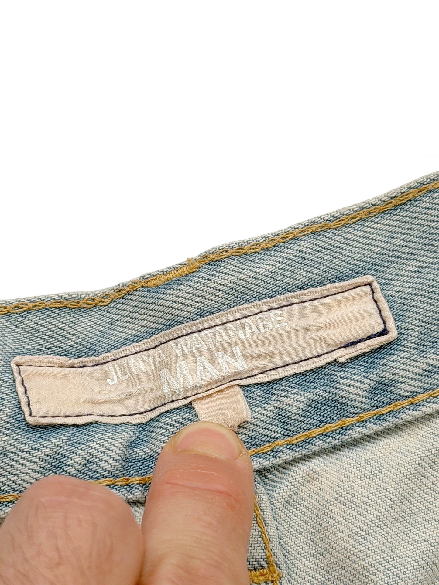 2024 Distressed Bleached Flare Skater Denim