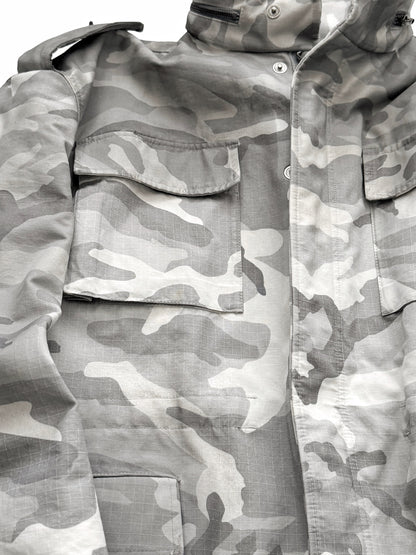 2024 Steroid Biker Camo Distressed Jacket