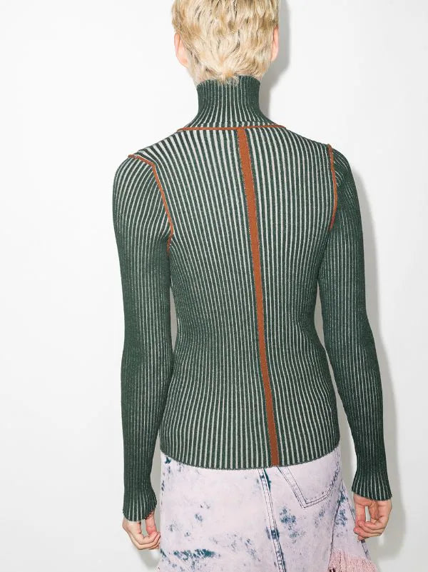 Push Ribbed Turtleneck