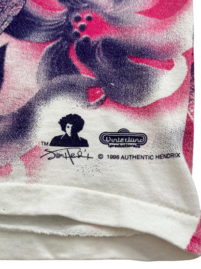 1996 Winterland Jimi Hendrix Airbrush Tie Dye AOP Shirt