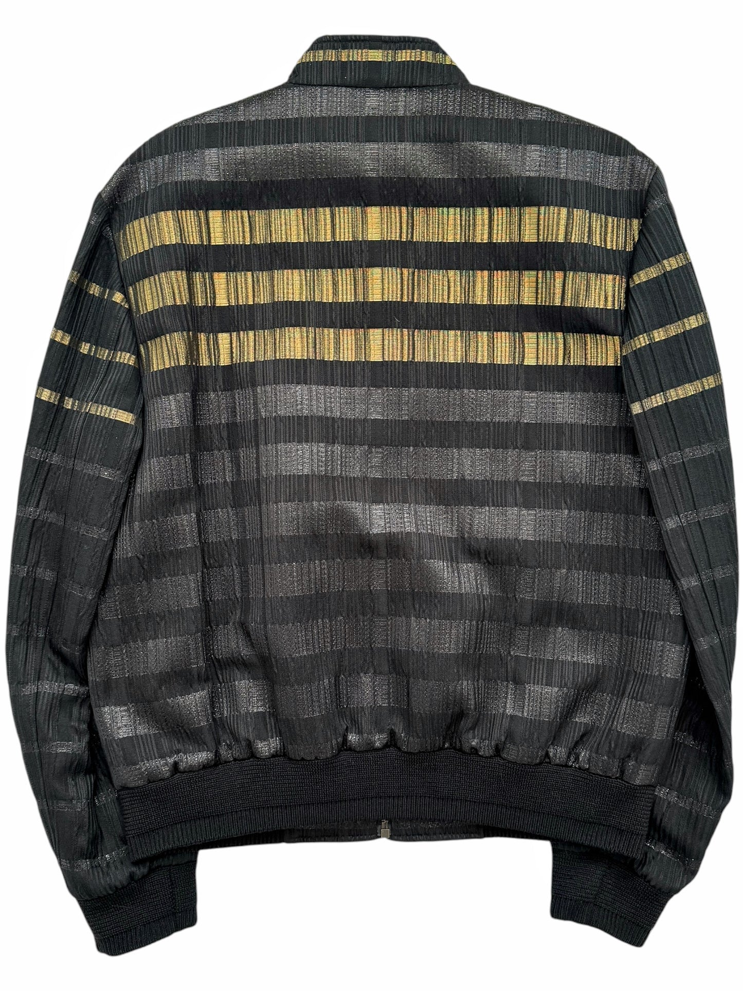 2019 Gold Metallic Stripe Teddy Varsity