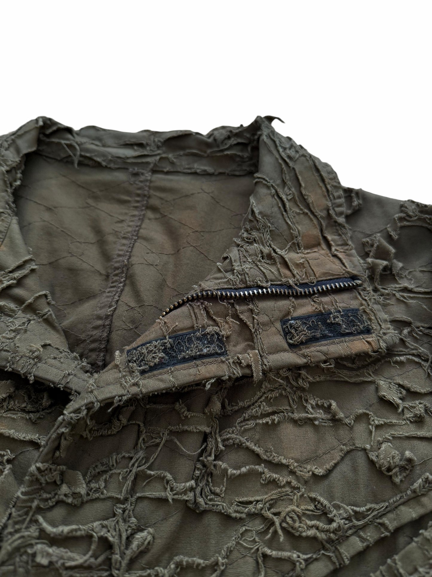 Scab Distressed Military Shacket