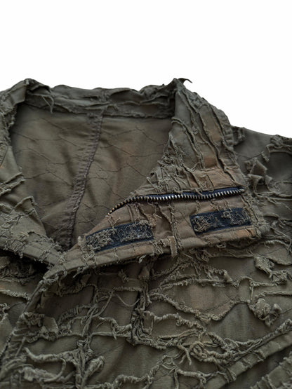 Scab Distressed Military Shacket