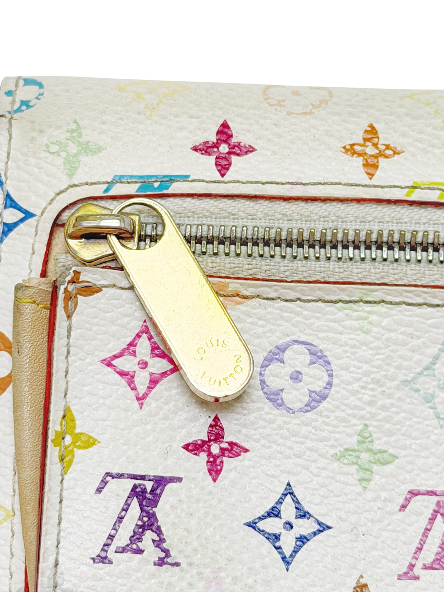 x Takashi Murakami Rainbow Multicolor Monogram Wallet
