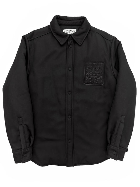 Padded Lined Gabardine Over Shirt