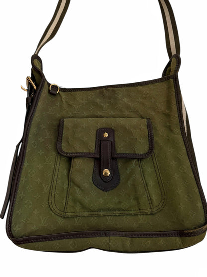 Denim Canvas Monogram Messenger