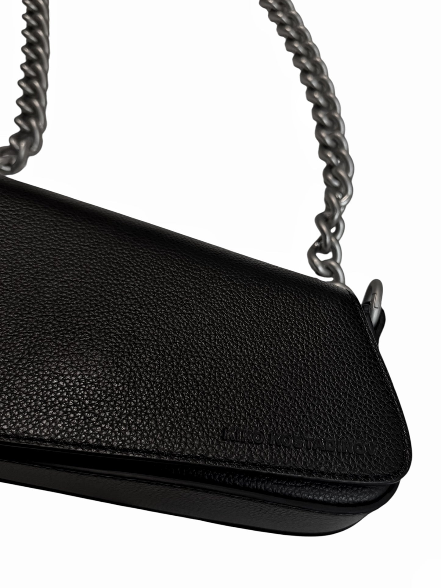 Large Chain Leather Trivia Bag (DSM)