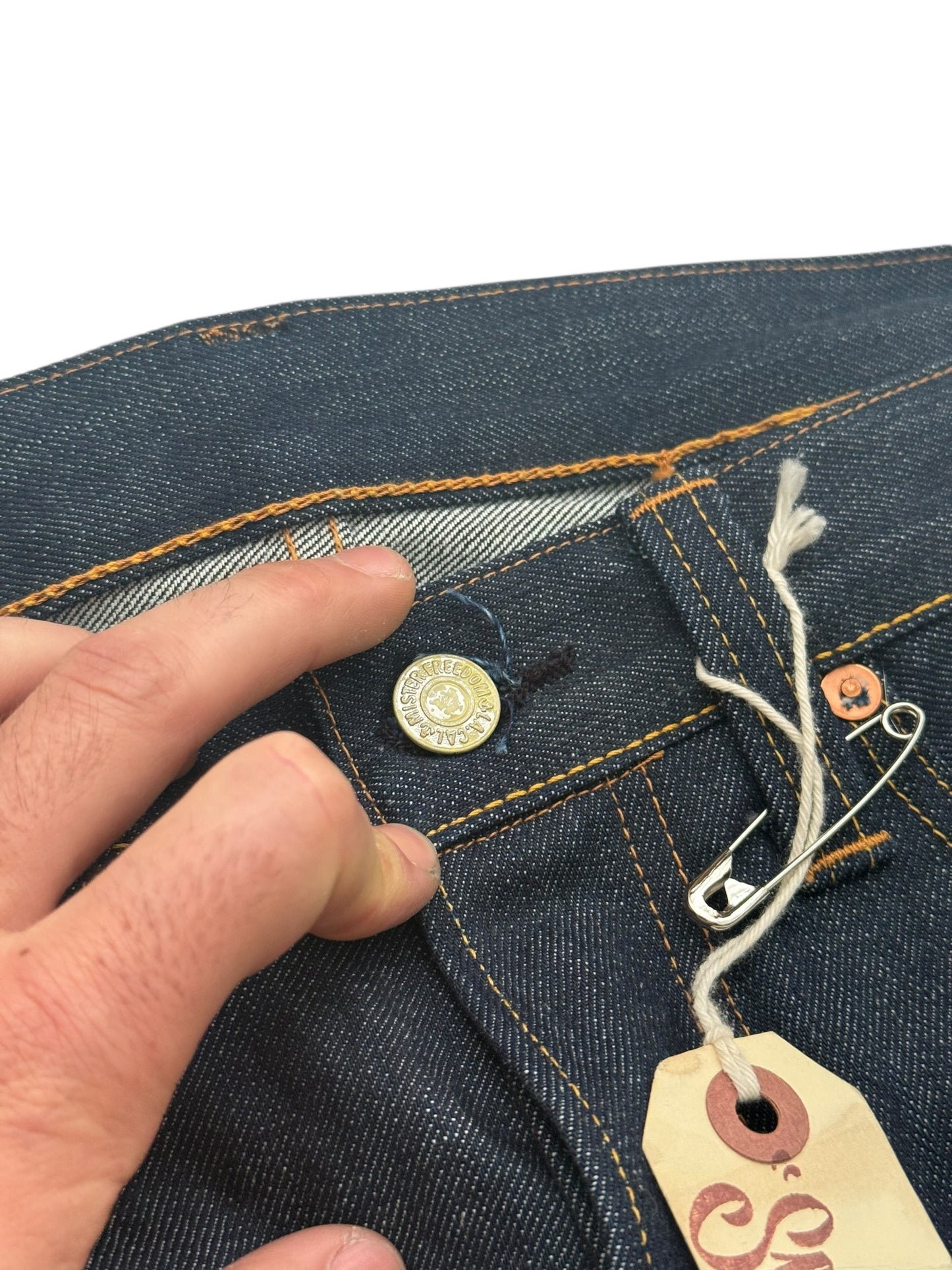 2011 Naval Tailor Denim Buckle Jeans