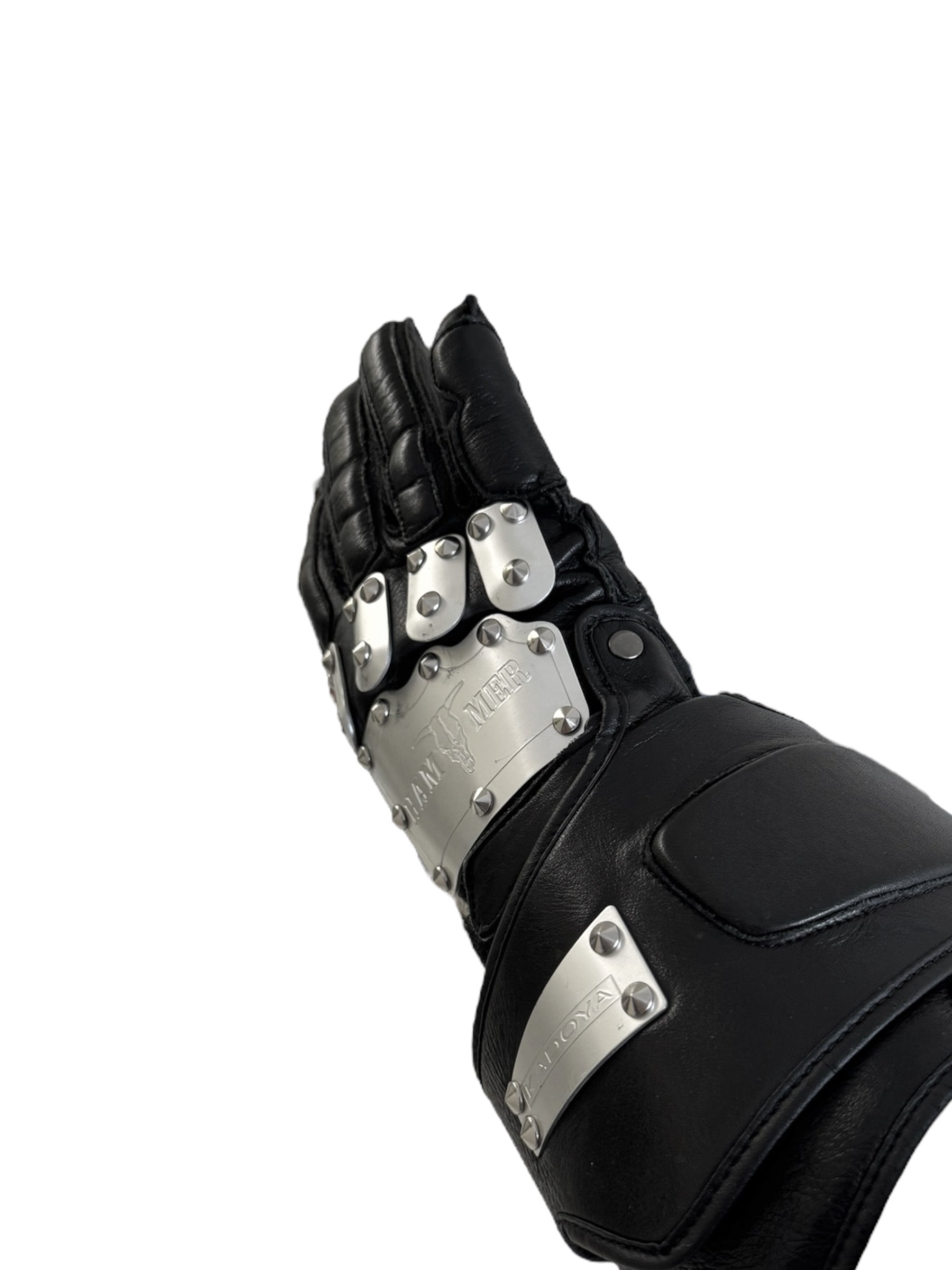 HAMMER Studded Spike Armor Leather Glove Gauntlet – Archive