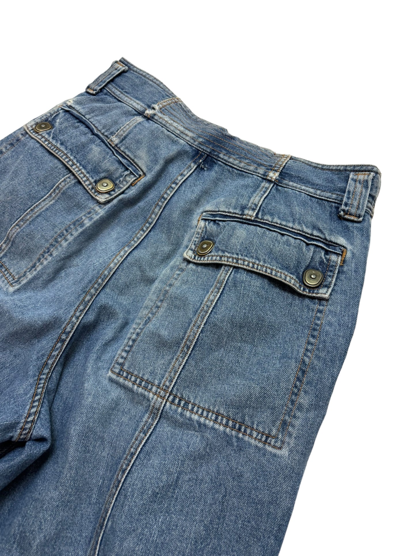 1990’s Baggy Zip Denim Cargos