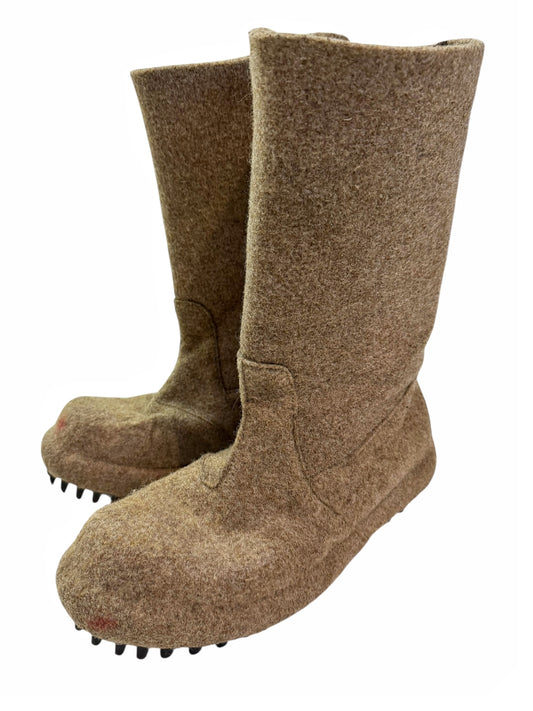 Butcher Tan Felted Boot
