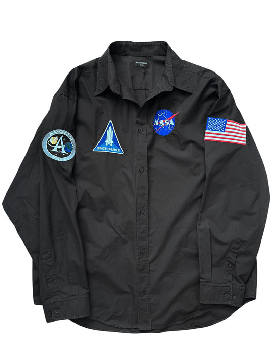 NASA Heavy Shell Black Shirt