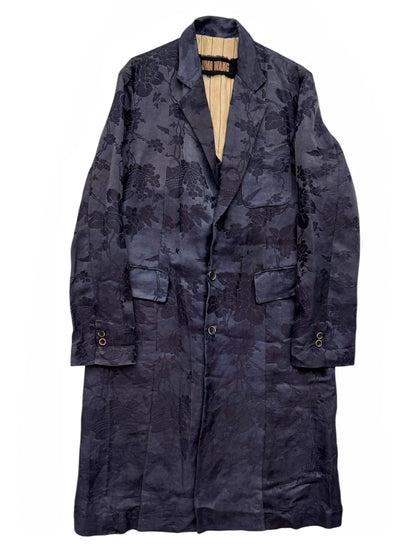 2016 Silk Jacquard Chester Coat