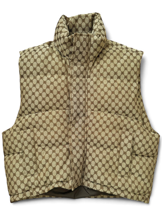 x Gucci Hacker Project C Shape Puffer Vest