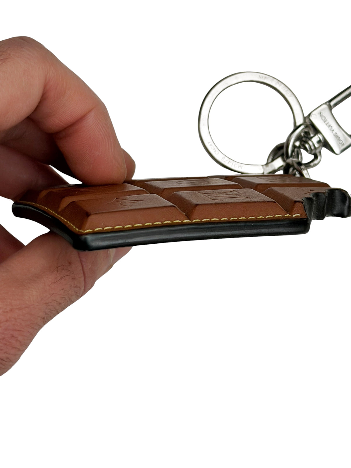 2025 Pharrell Milk Chocolate Bar Key Chain Bag Charm