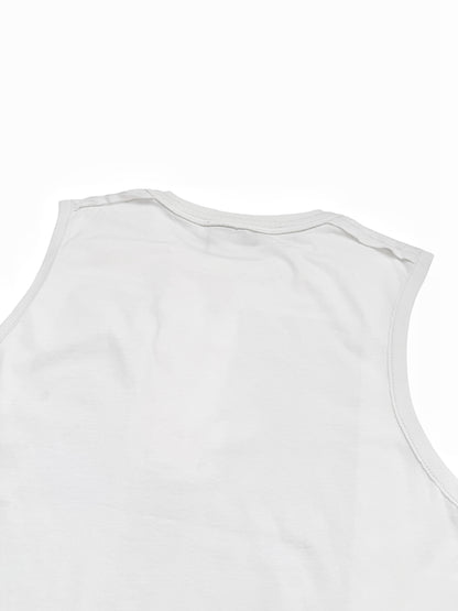 Green Graphic Bob Marley Layered Thermal Tank Tee