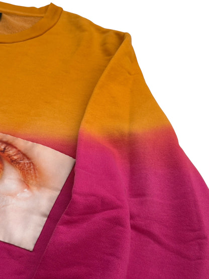 2013 Brian Calvin Eye Dip Dye Crewneck