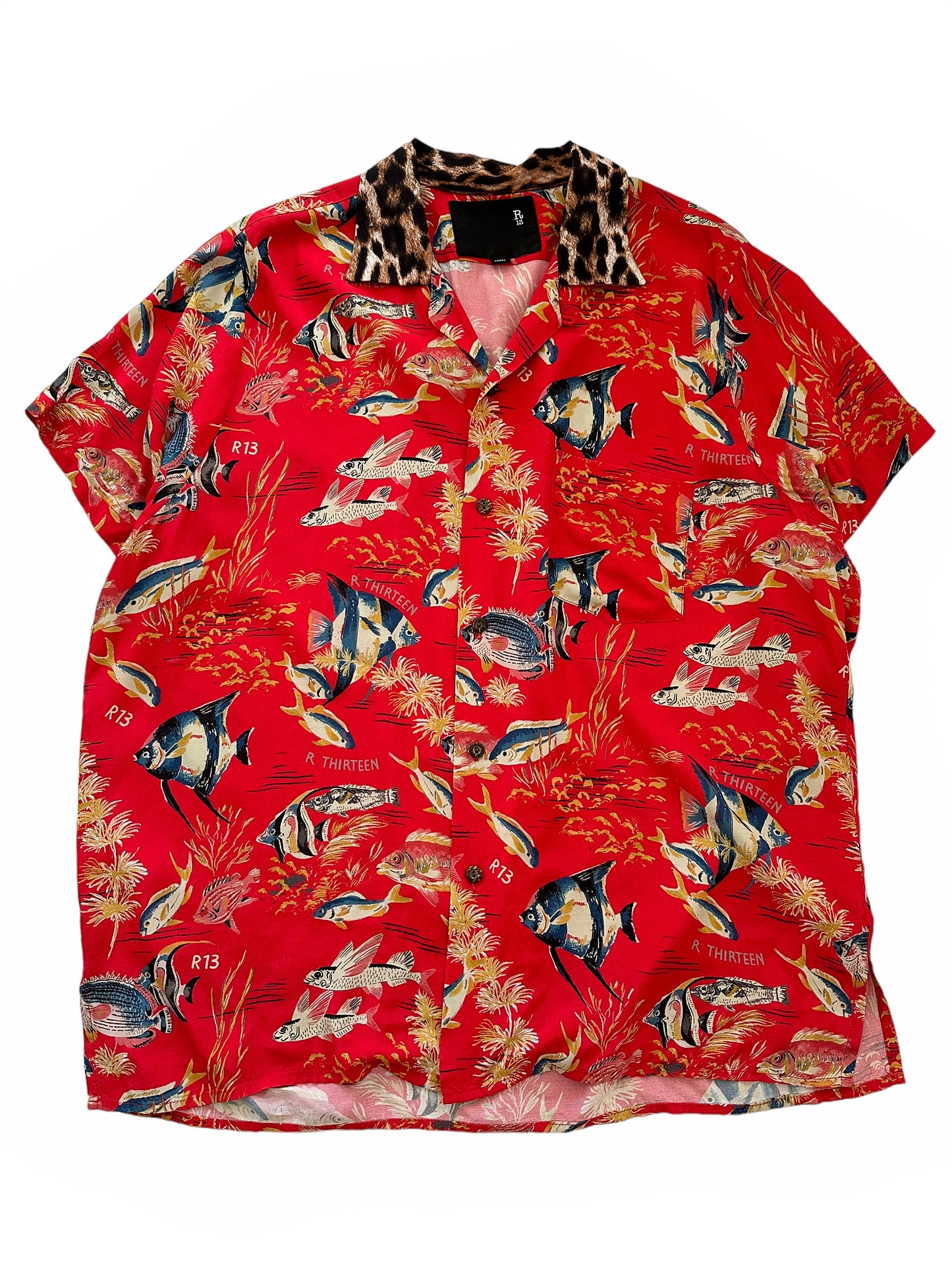 Viscose Hawaiian Fish Shirt