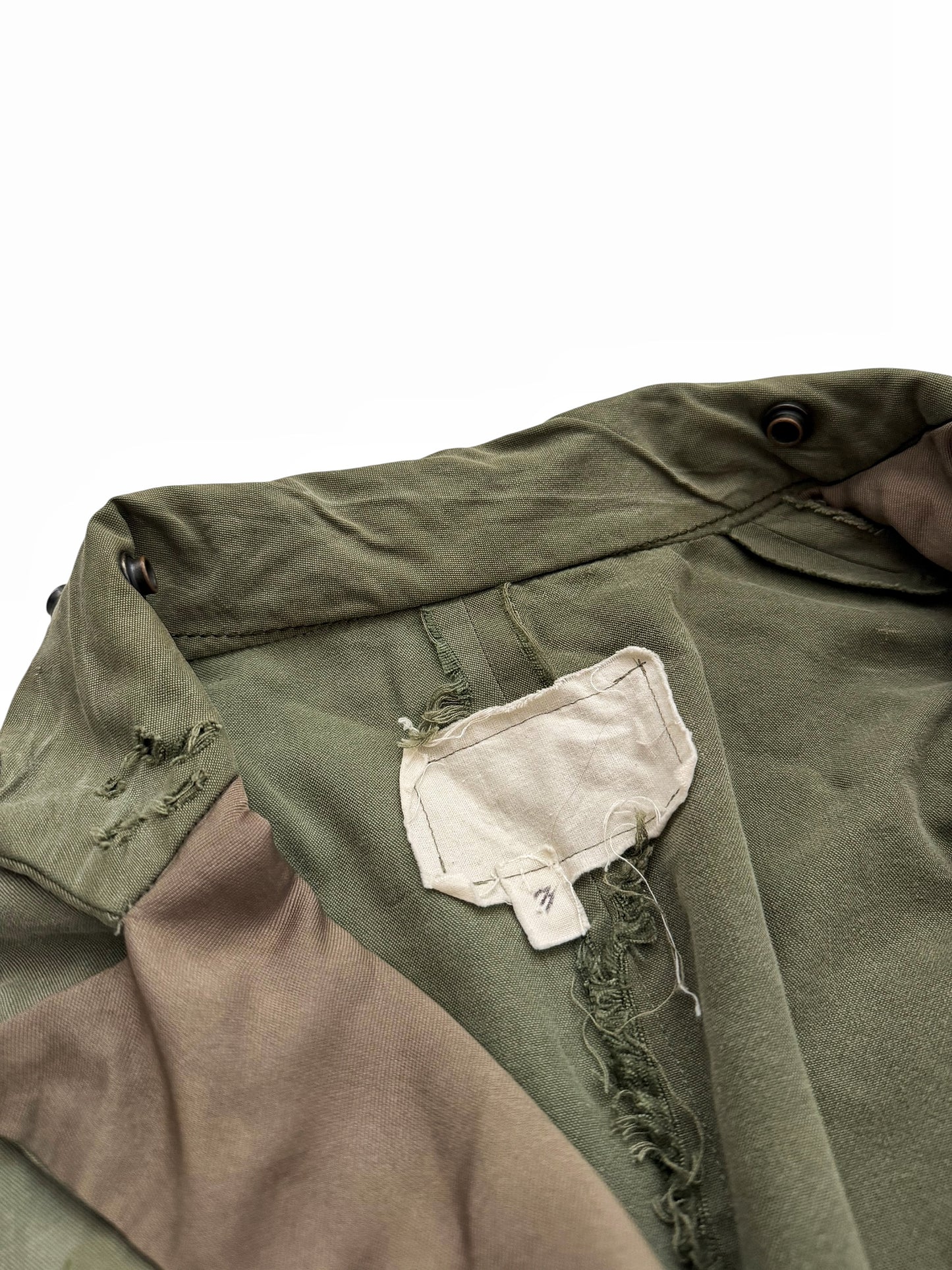 2014 Duffle Lee Denim Split Army Jacket Coat