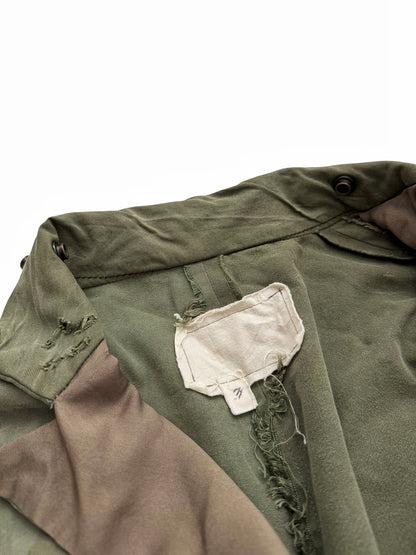 2014 Duffle Lee Denim Split Army Jacket Coat