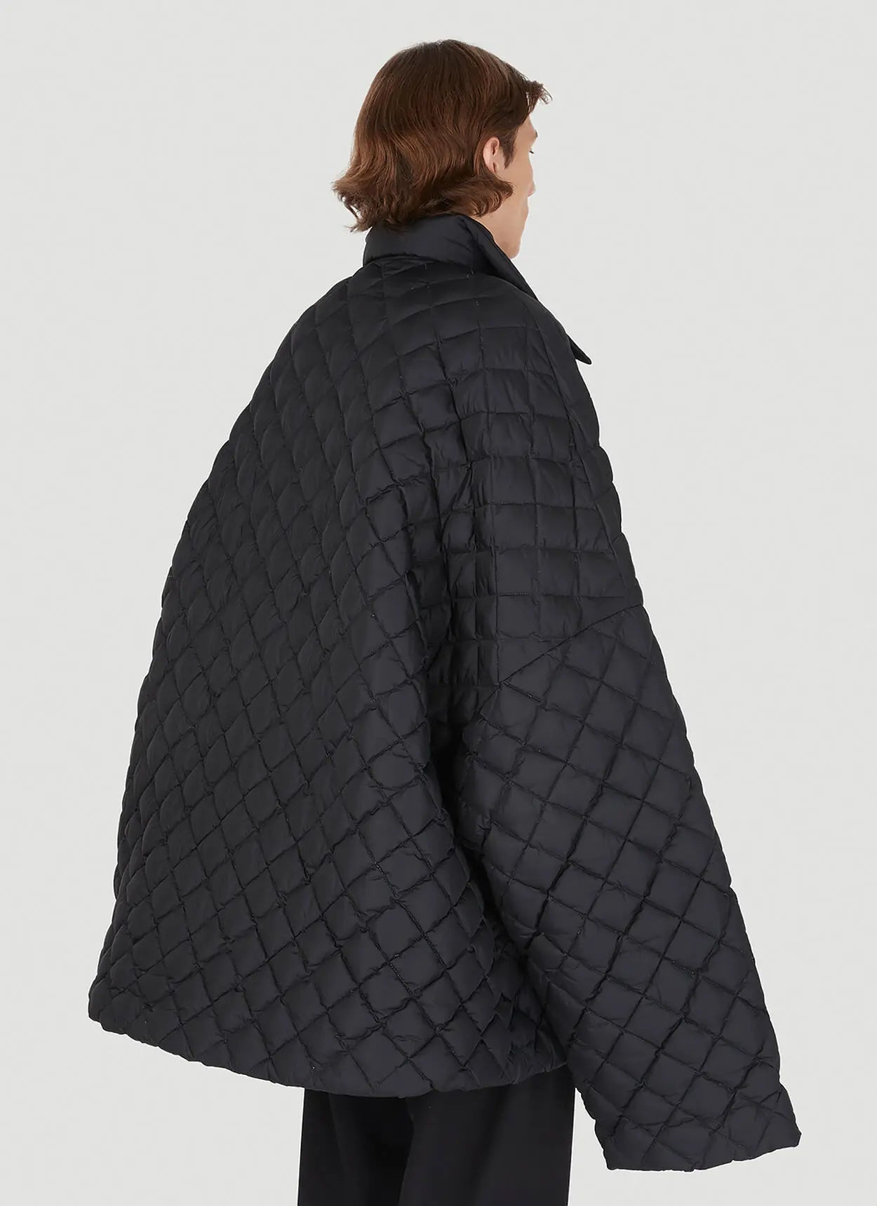 Massive Cropped Oversized Quilted Jacket