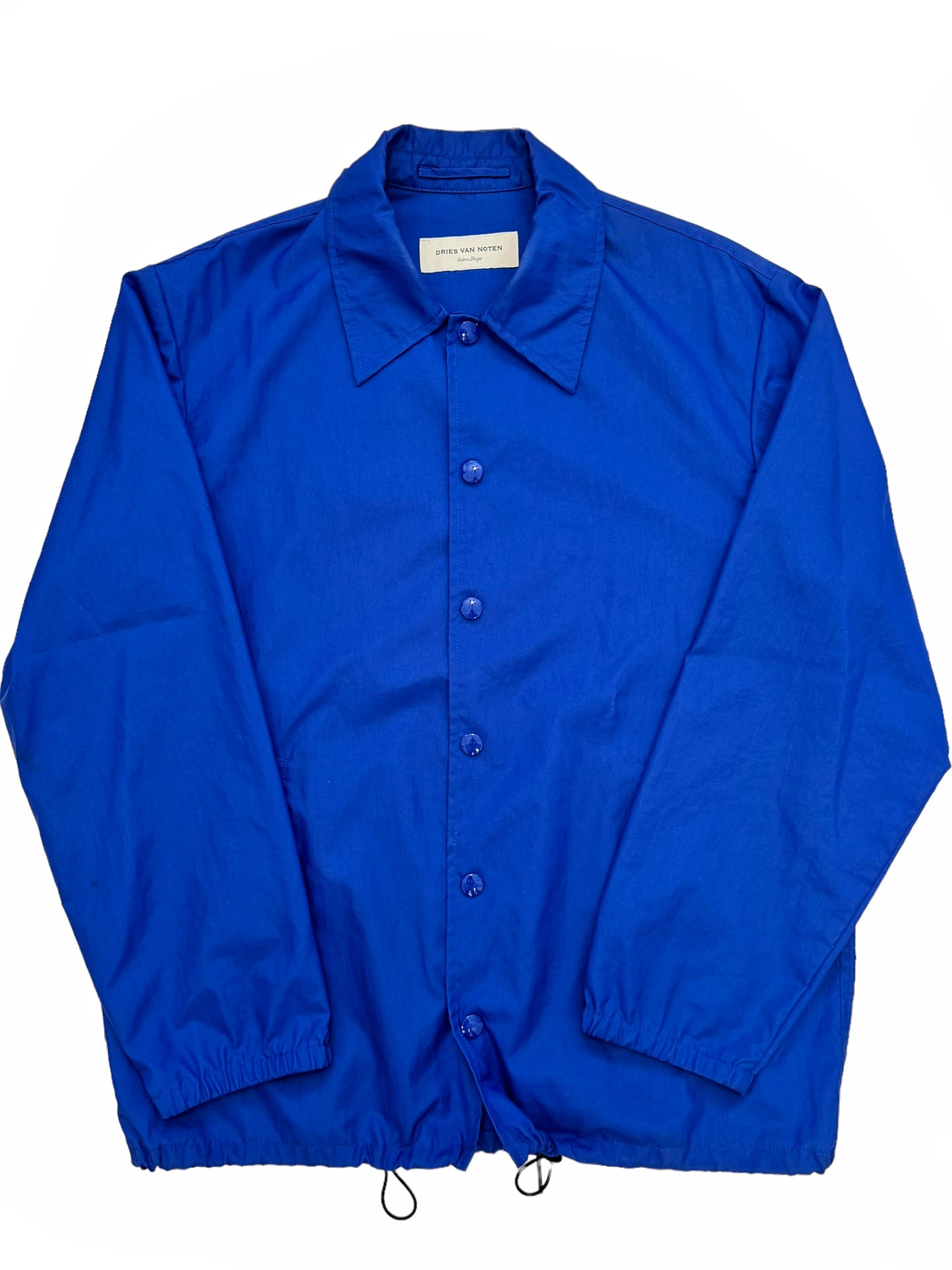 Blue Polyamide Coaches Jacket