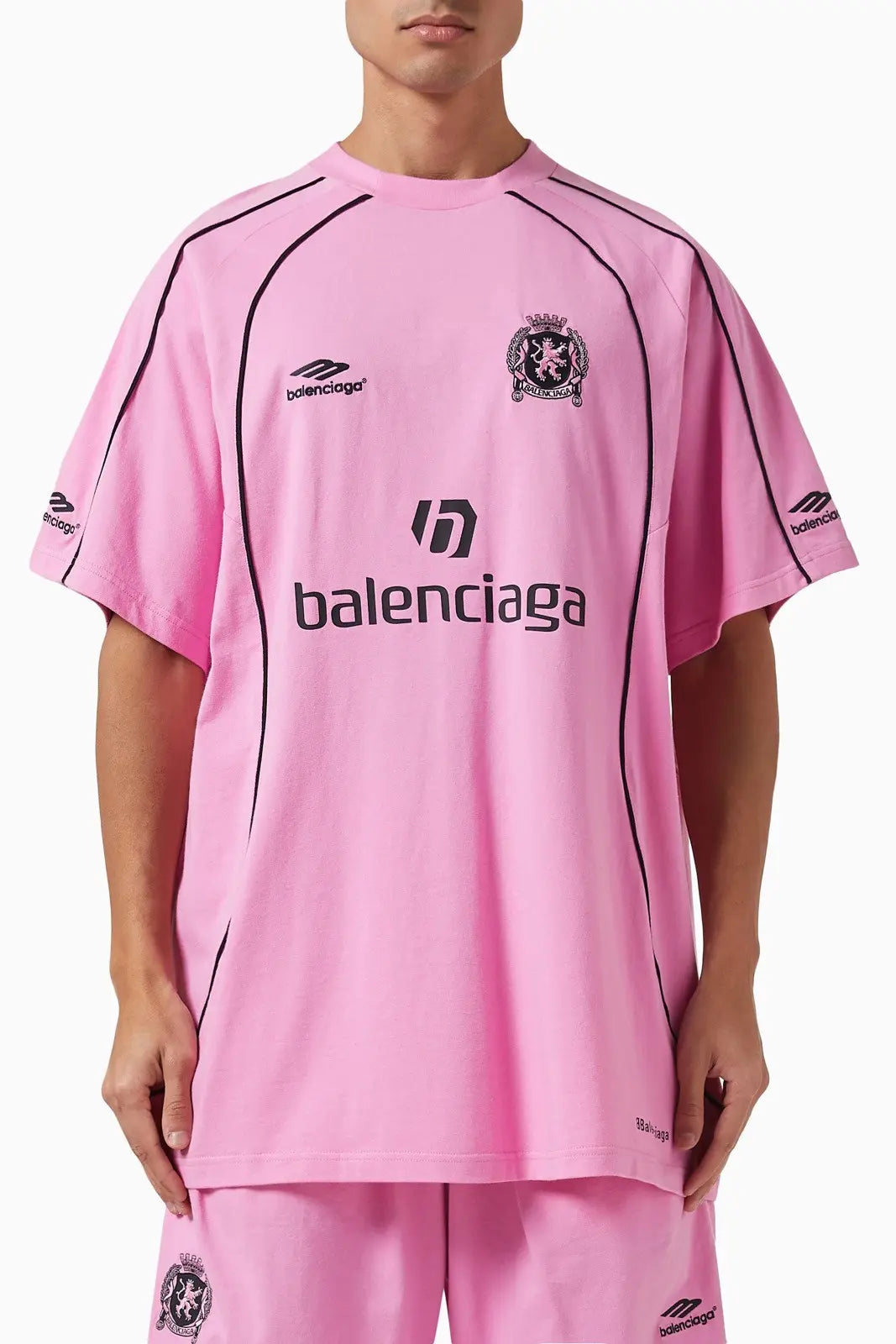 2023 Pink Oversized Soccer Jersey Paris Shirt