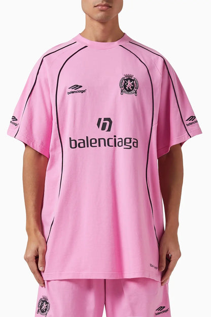 2023 Pink Oversized Soccer Jersey Paris Shirt