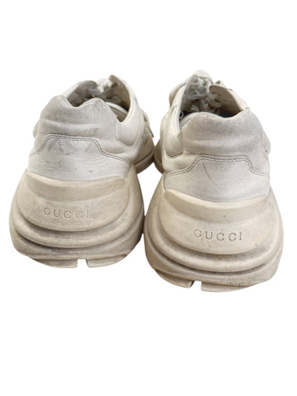 Distressed Leather Rhyton Sneaker