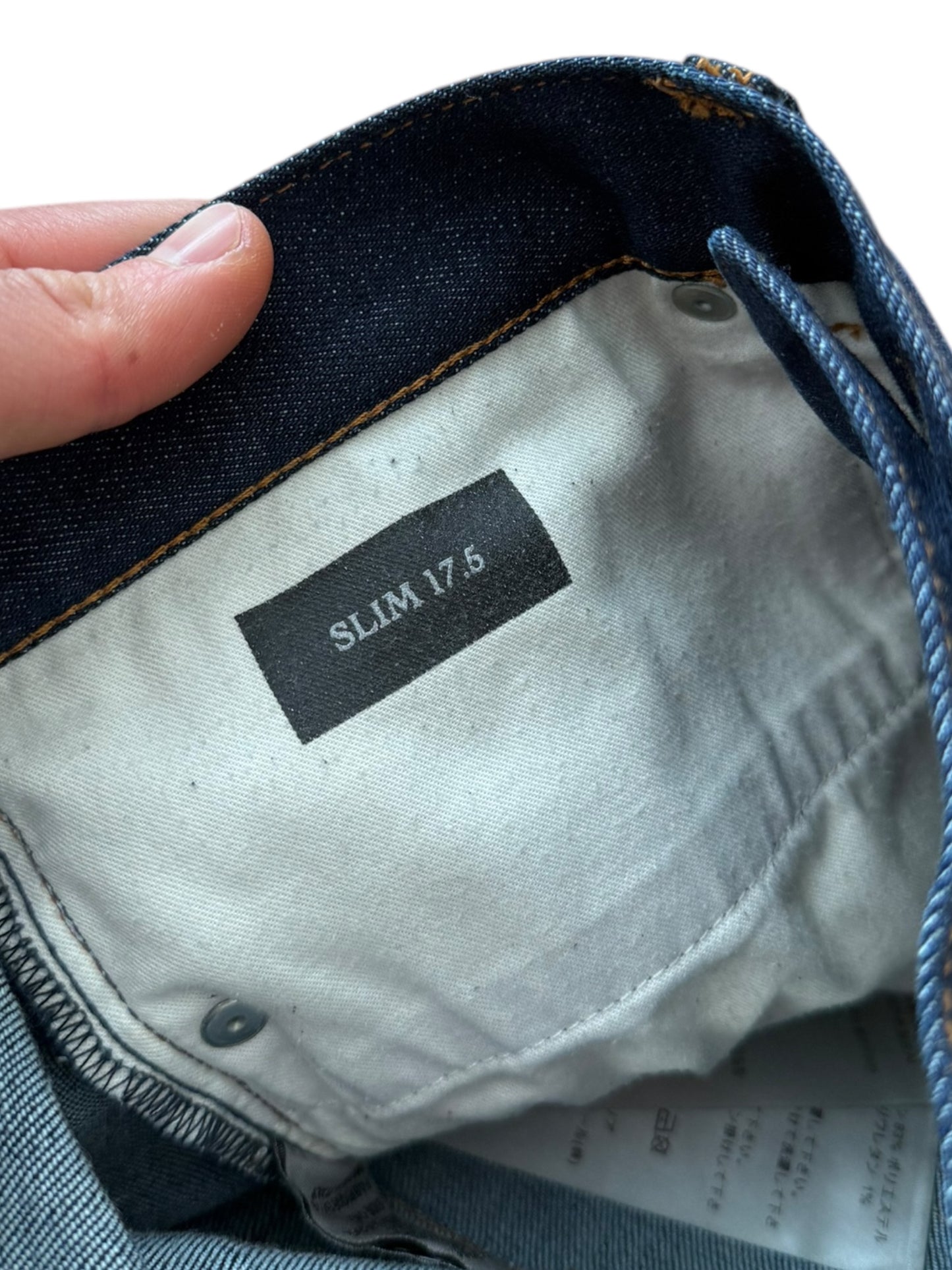 Trotter Monogram Cuff Denim