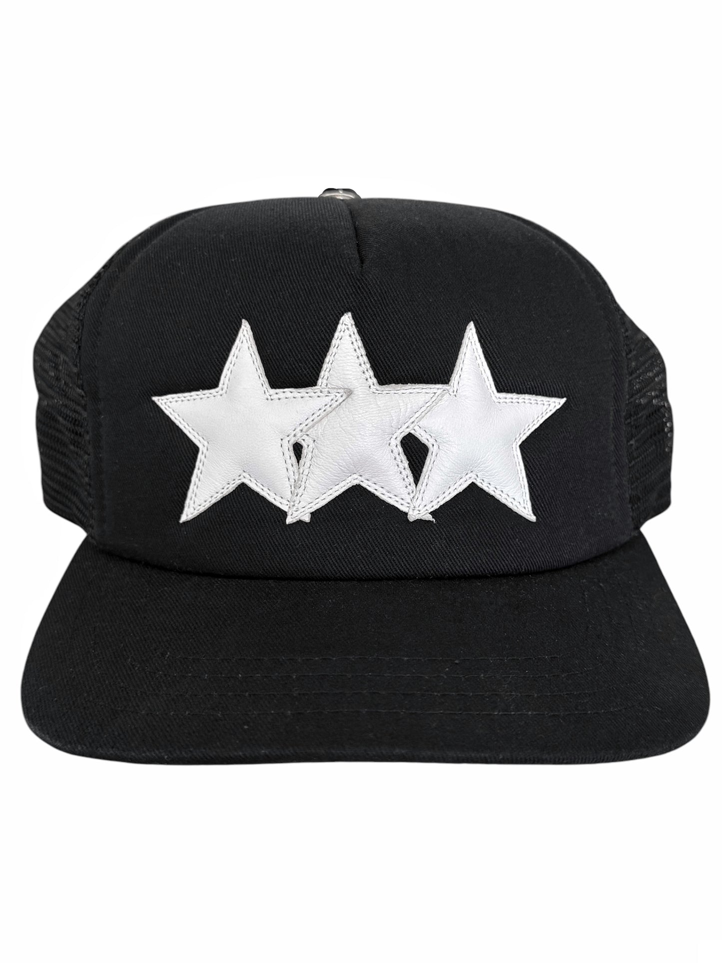 Triple Leather Star Trucker Har