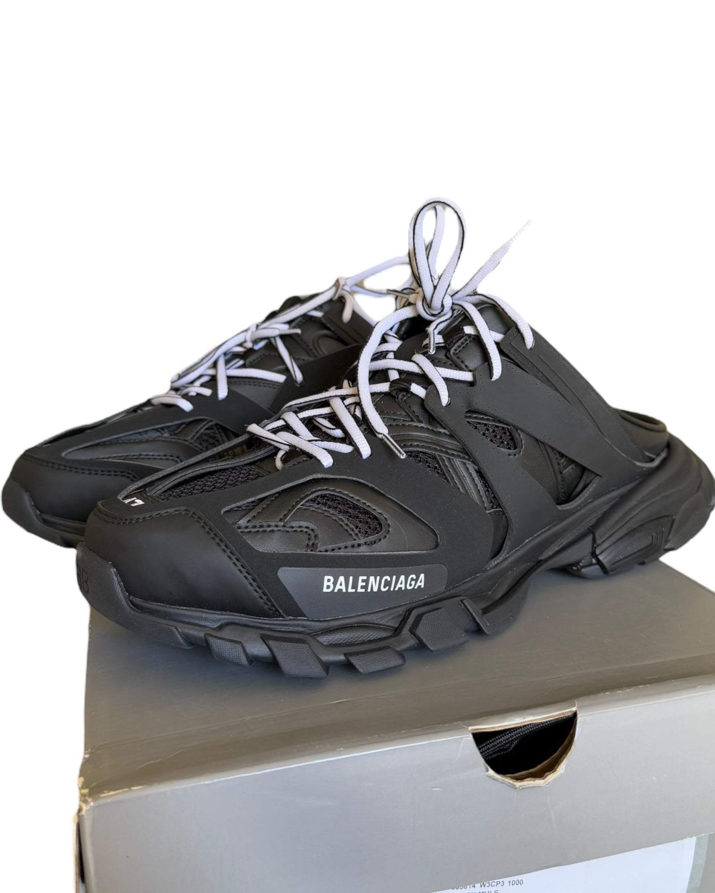 Track Mule Slide Sneaker Black