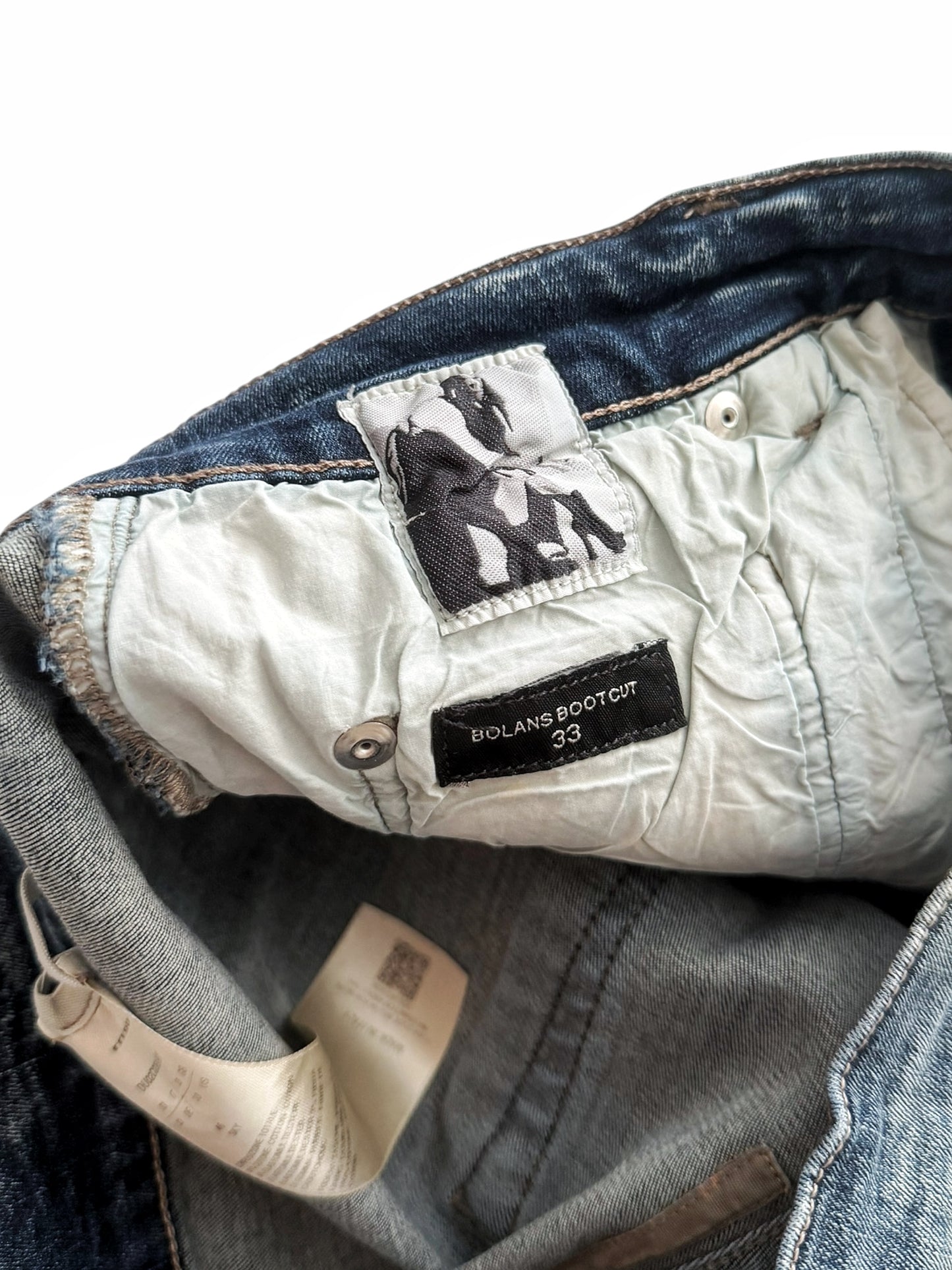 Bolan Bootcut Sky Hustler Wash Flare Denim