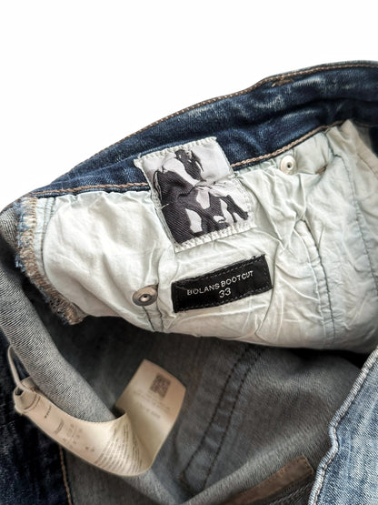 Bolan Bootcut Sky Hustler Wash Flare Denim
