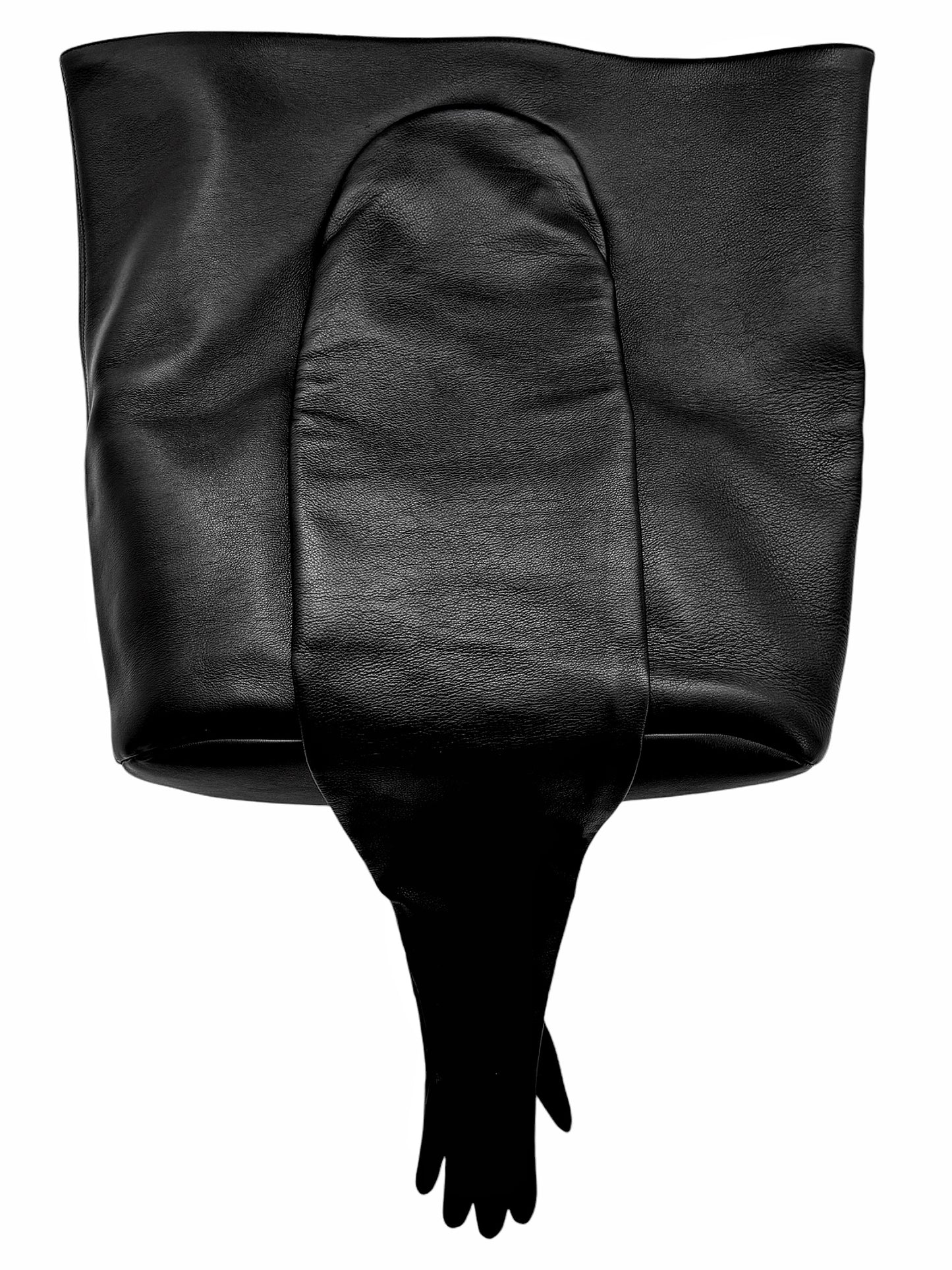 Black Glove Large Leather Bag