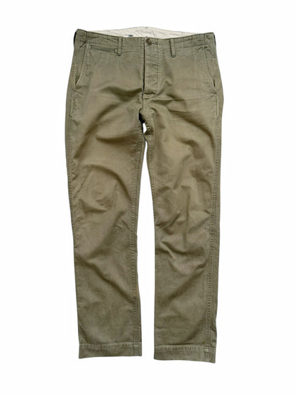 Olive Slim Chino Pants