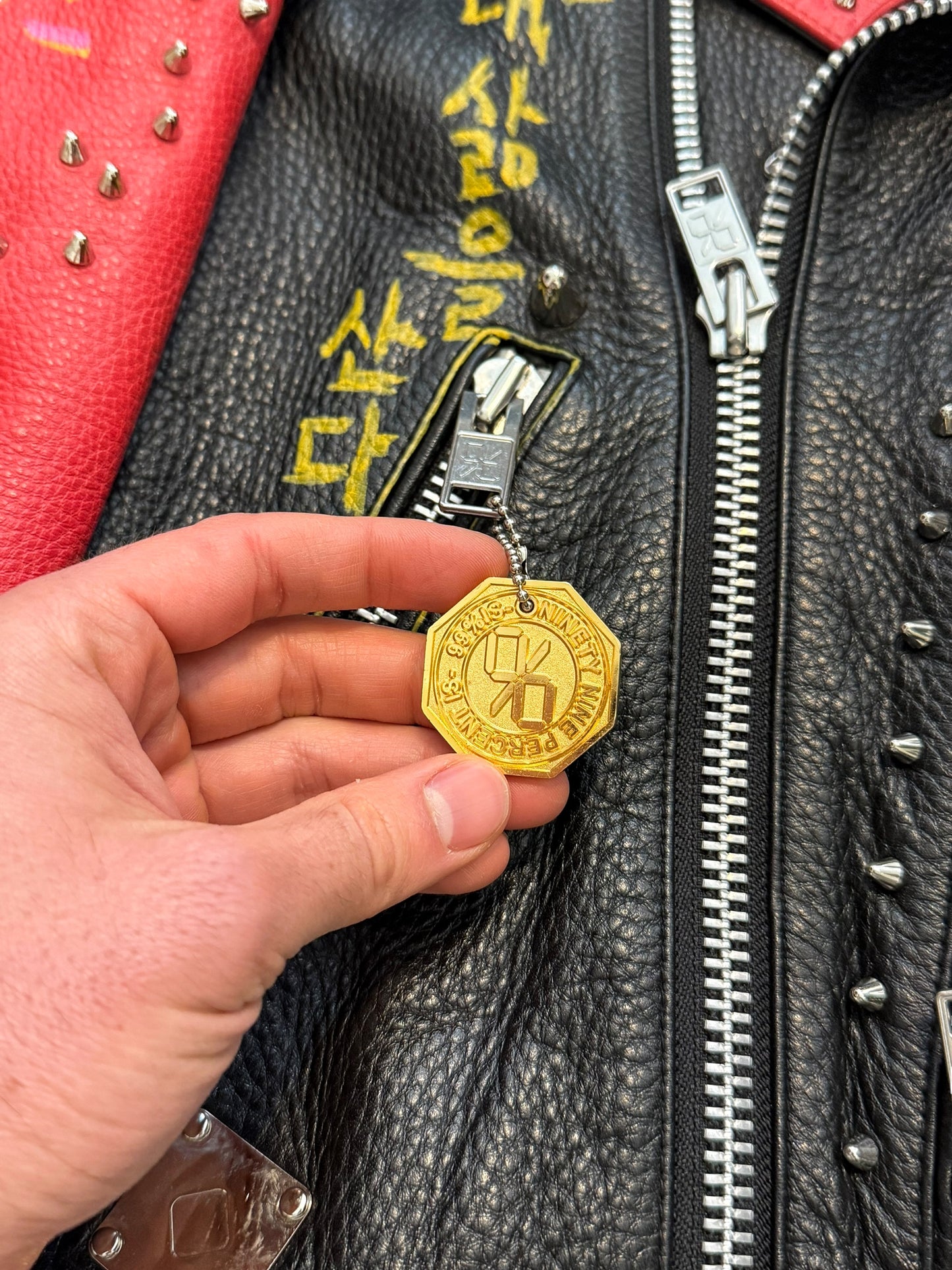 1/1 2018 Hand Customized Leather Punk Hope x Dream Future Jacket