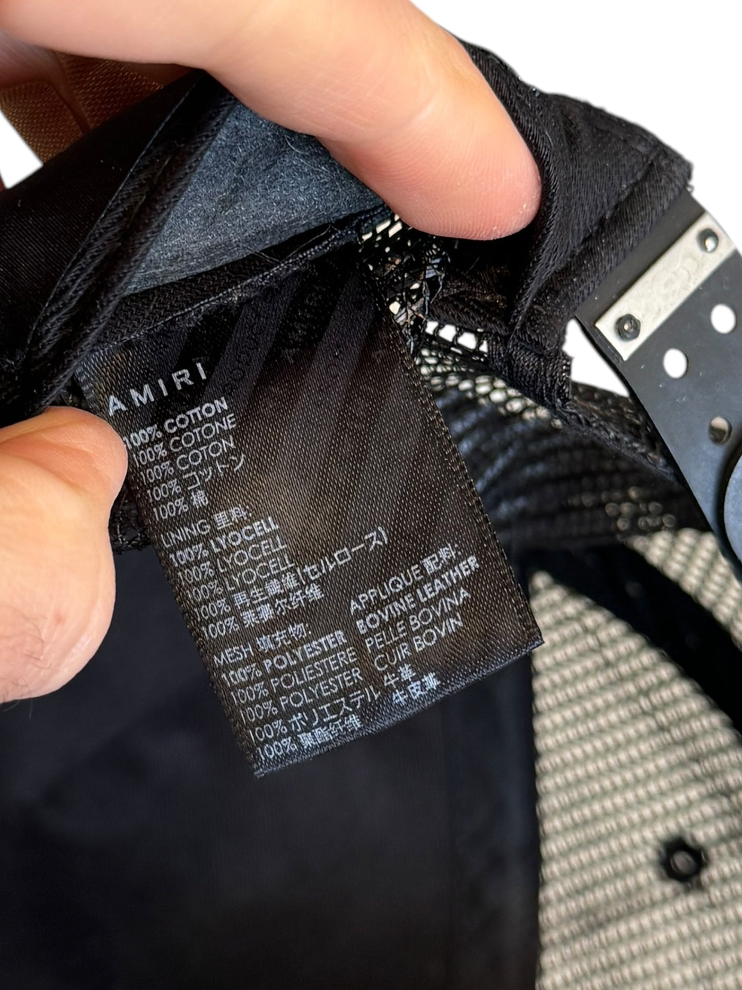 Leather Star Patch Hat