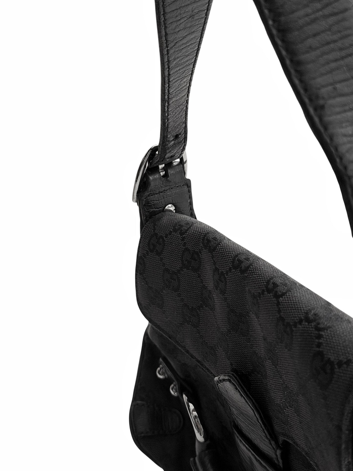 Tom Ford Era Horse Bit Hobo Canvas Bag