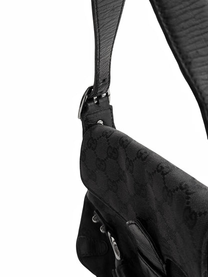 Tom Ford Era Horse Bit Hobo Canvas Bag