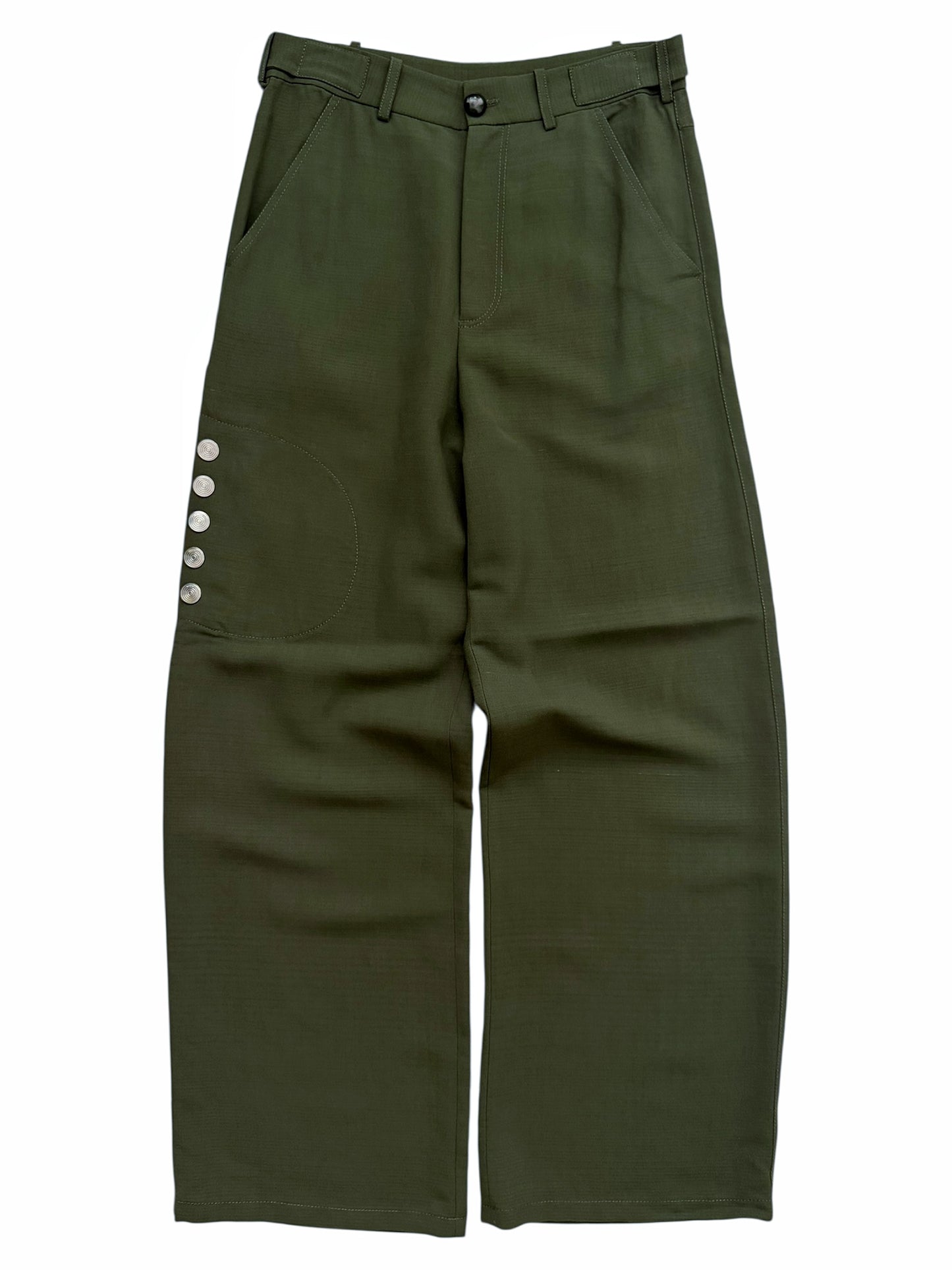 Arjin Baggy Carpenter Green Trouser