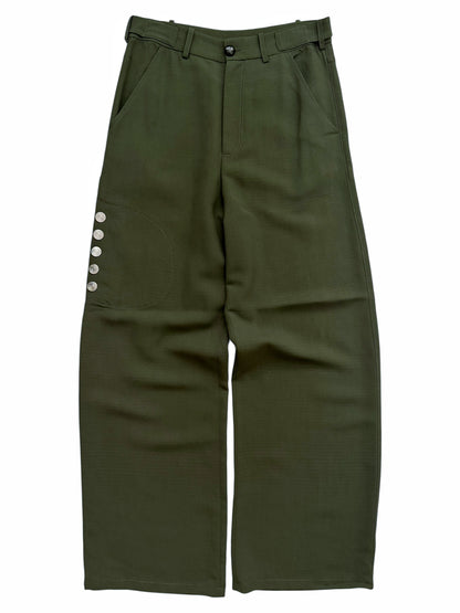 Arjin Baggy Carpenter Green Trouser