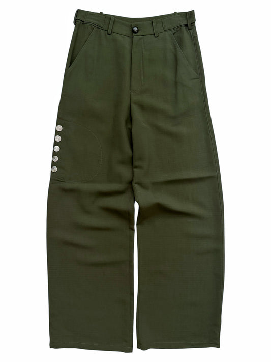 Arjin Baggy Carpenter Green Trouser